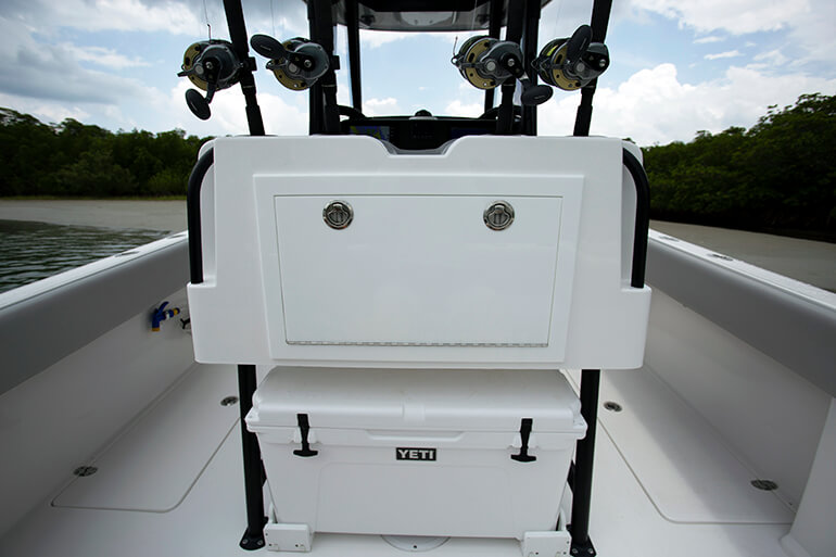 Best Boat Review Belzona 27cc Features Specs Express Helm Tackle Storage Cooler Florida Sportsman